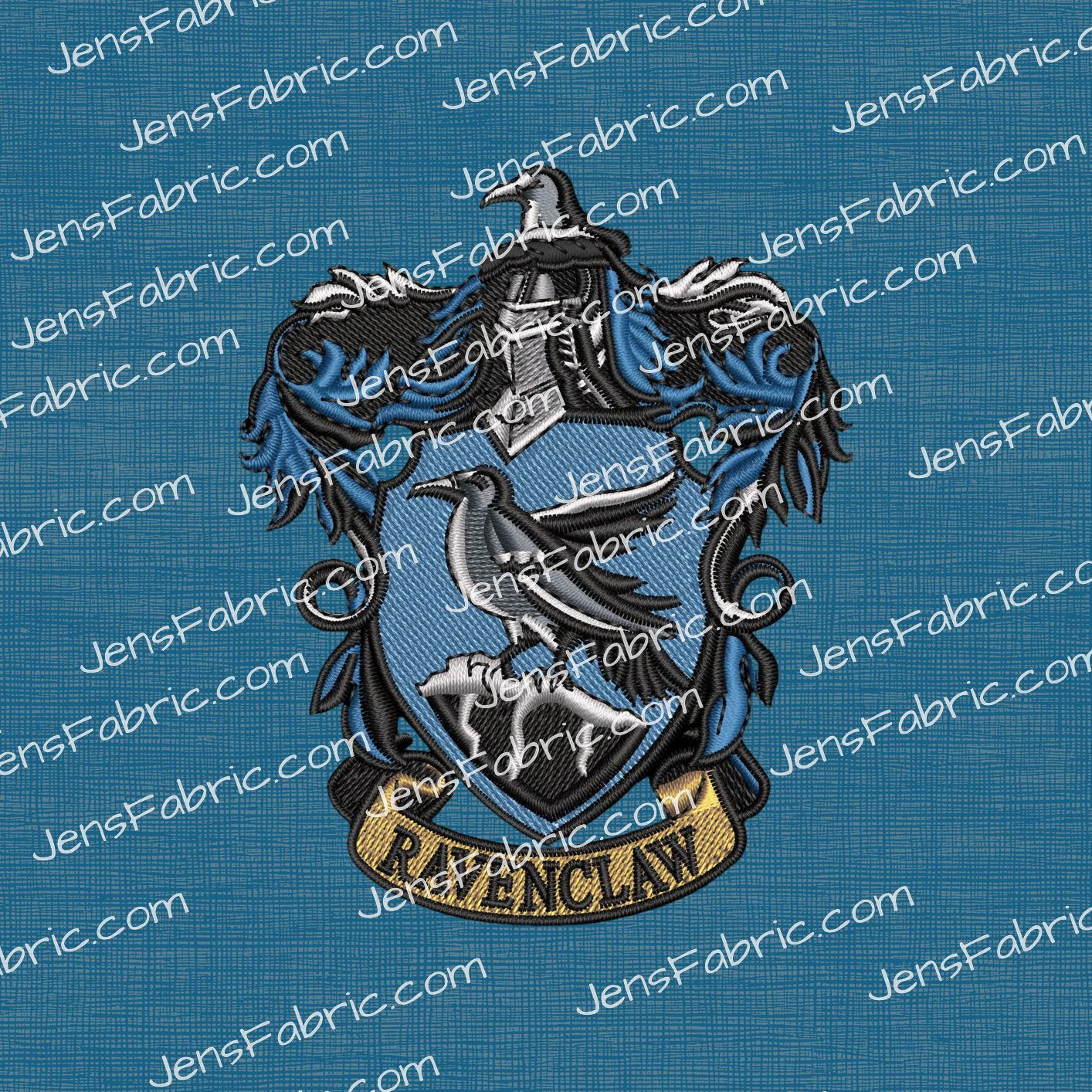 R49 Embroidered Harry Potter: ravenclaw crest panel