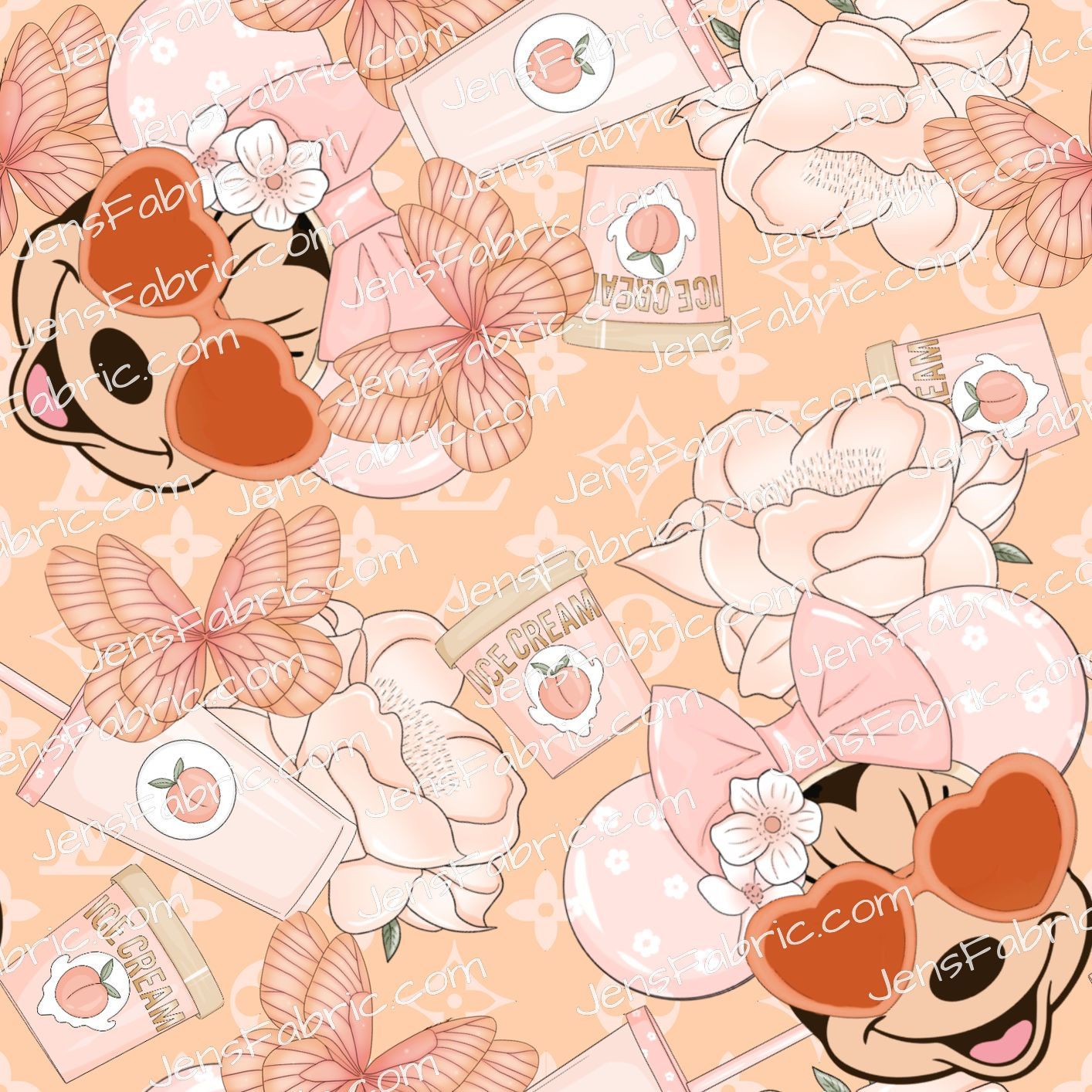 Peach Minnie Sunglasses Toss