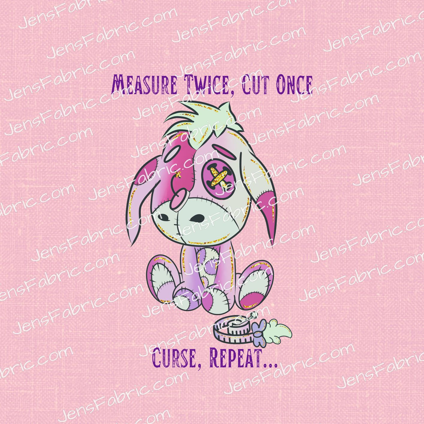 R10 Crafty Critters: Pastel donkey panel
