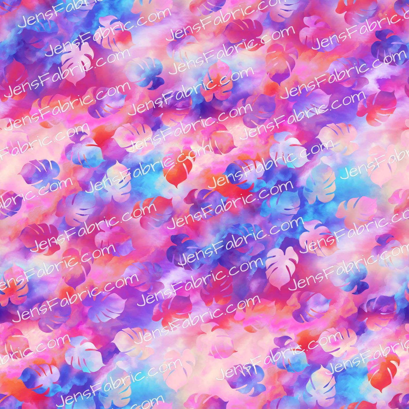 Magical Motif AK: Leaf Background Multicolor 1