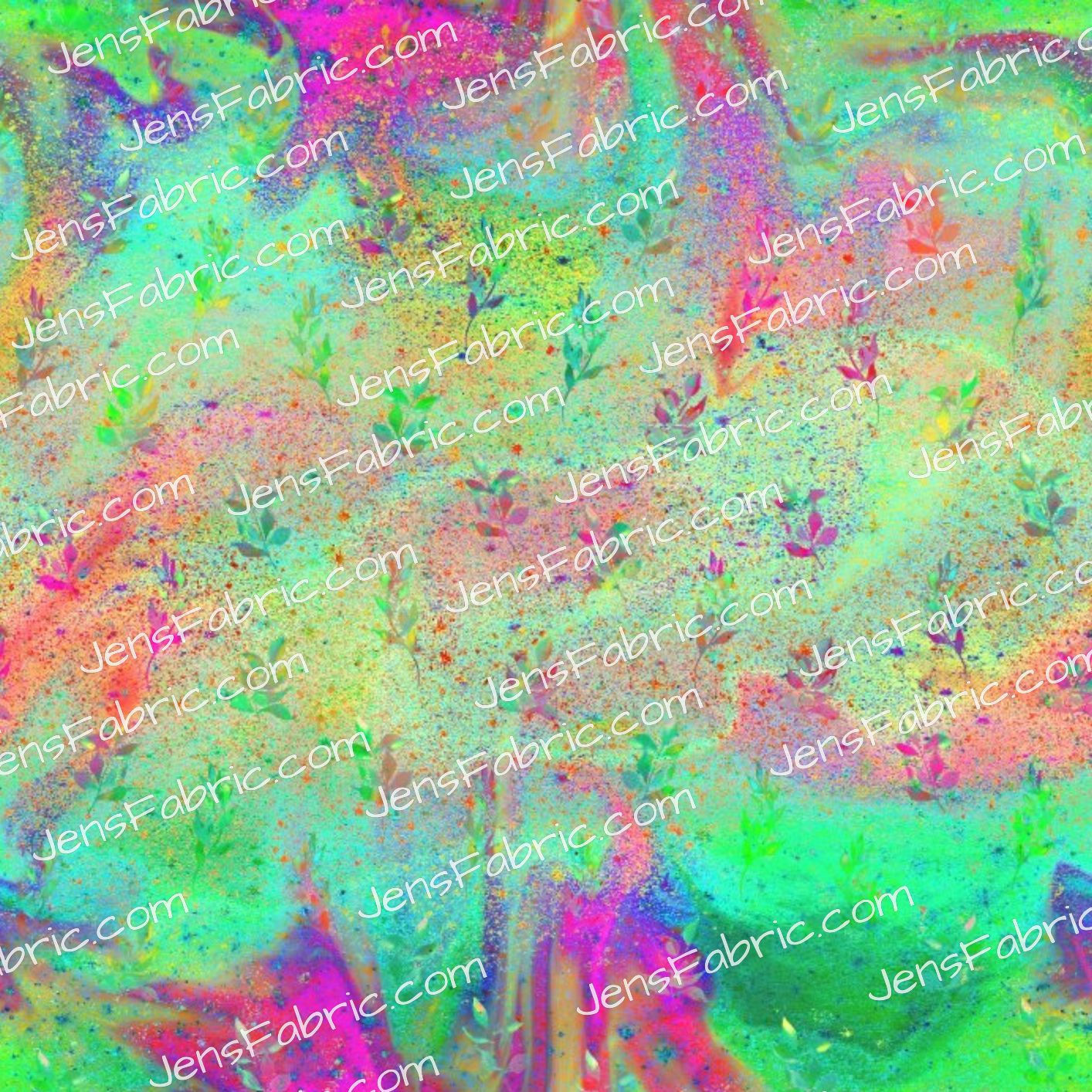 RS: Green paint pour