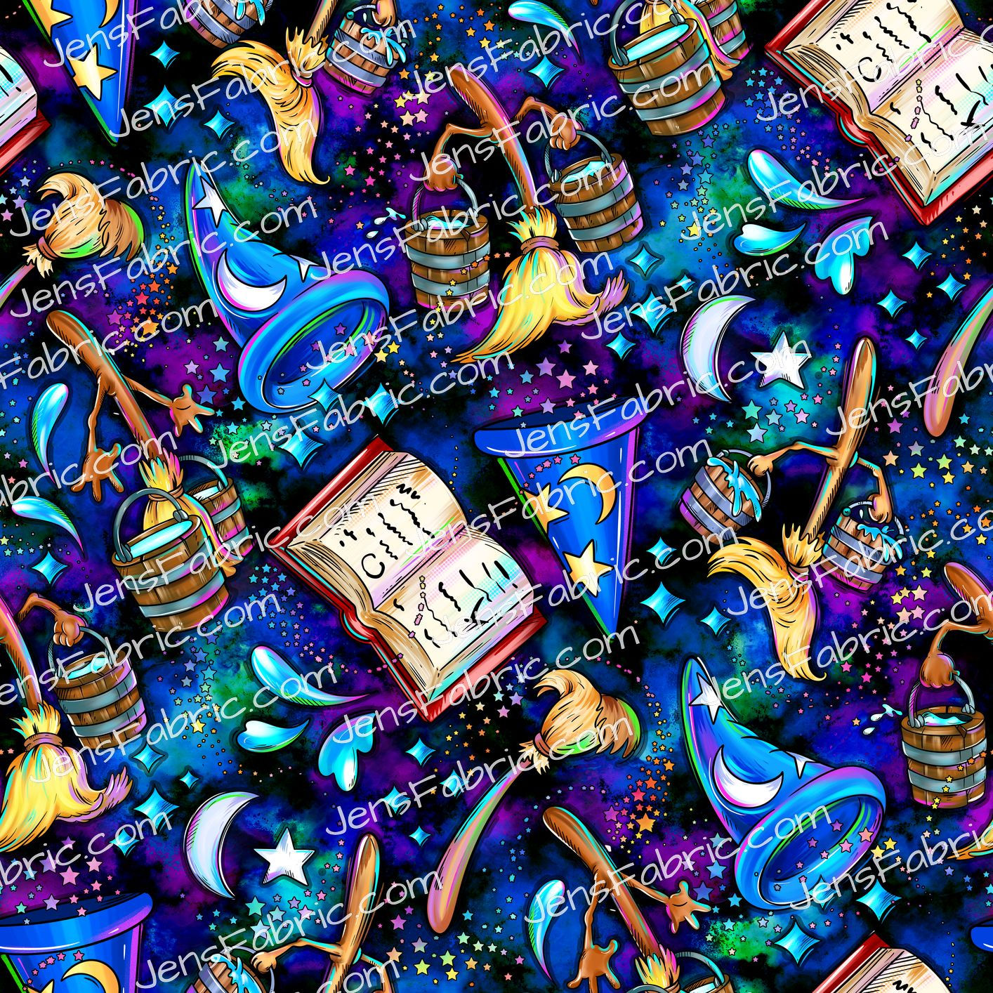 Magical Motif Sorcerer: Icons Toss on Multicolor