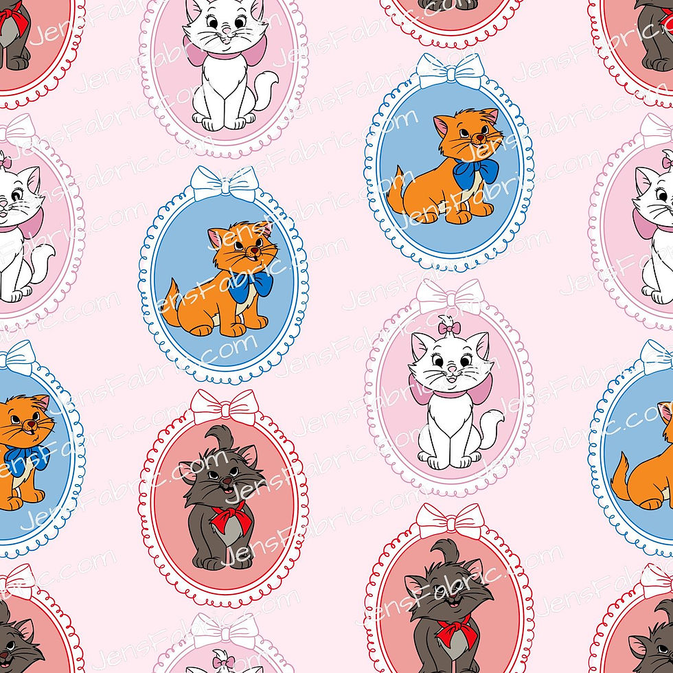 HHarlow Designs: Aristocats Frames on Light Pink