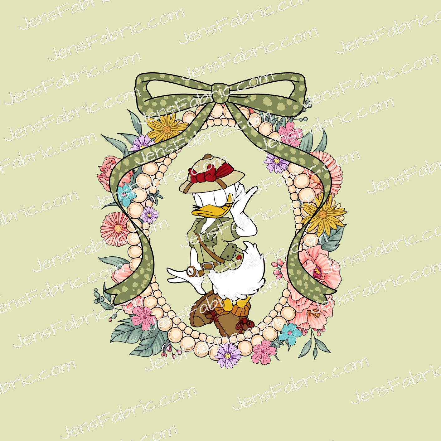 R44 Disney Coquette: safari daisy panel