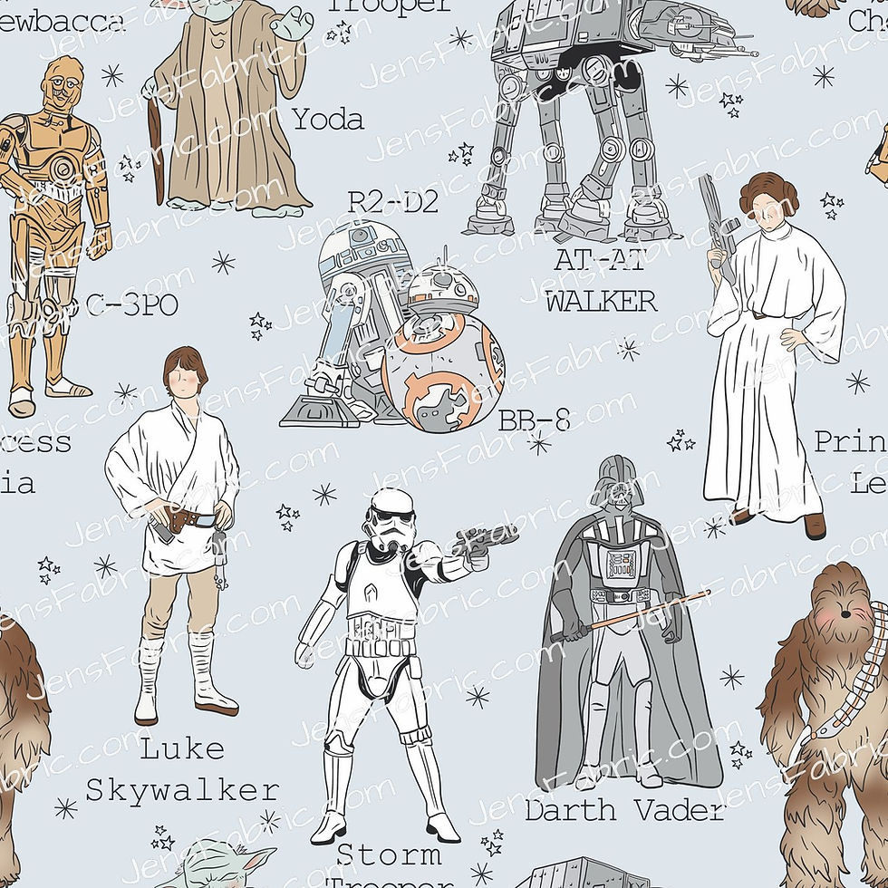 Simply Favi: star wars on blue