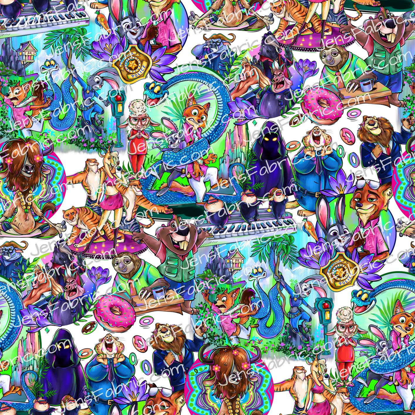 Magical Motif Zootopoia: main on white