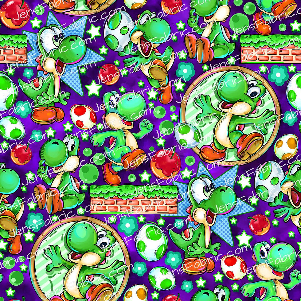 Magical Motif Mario: Yoshi Toss on Purple