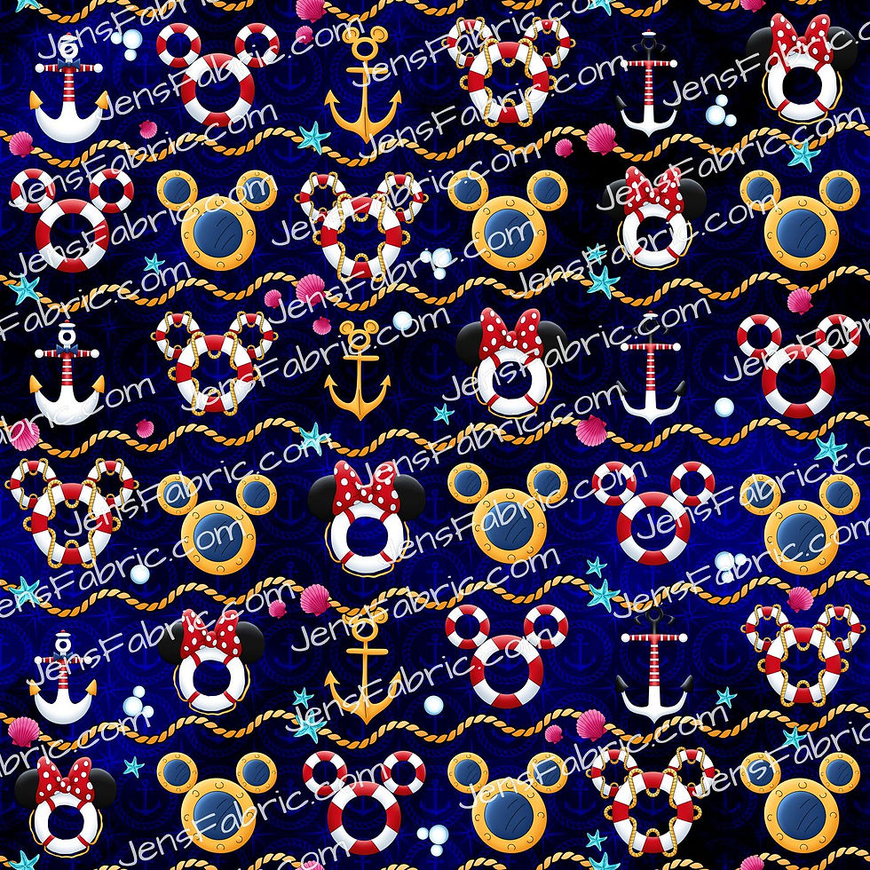 Doodle & Designs: Anchor Toss on Dark Blue