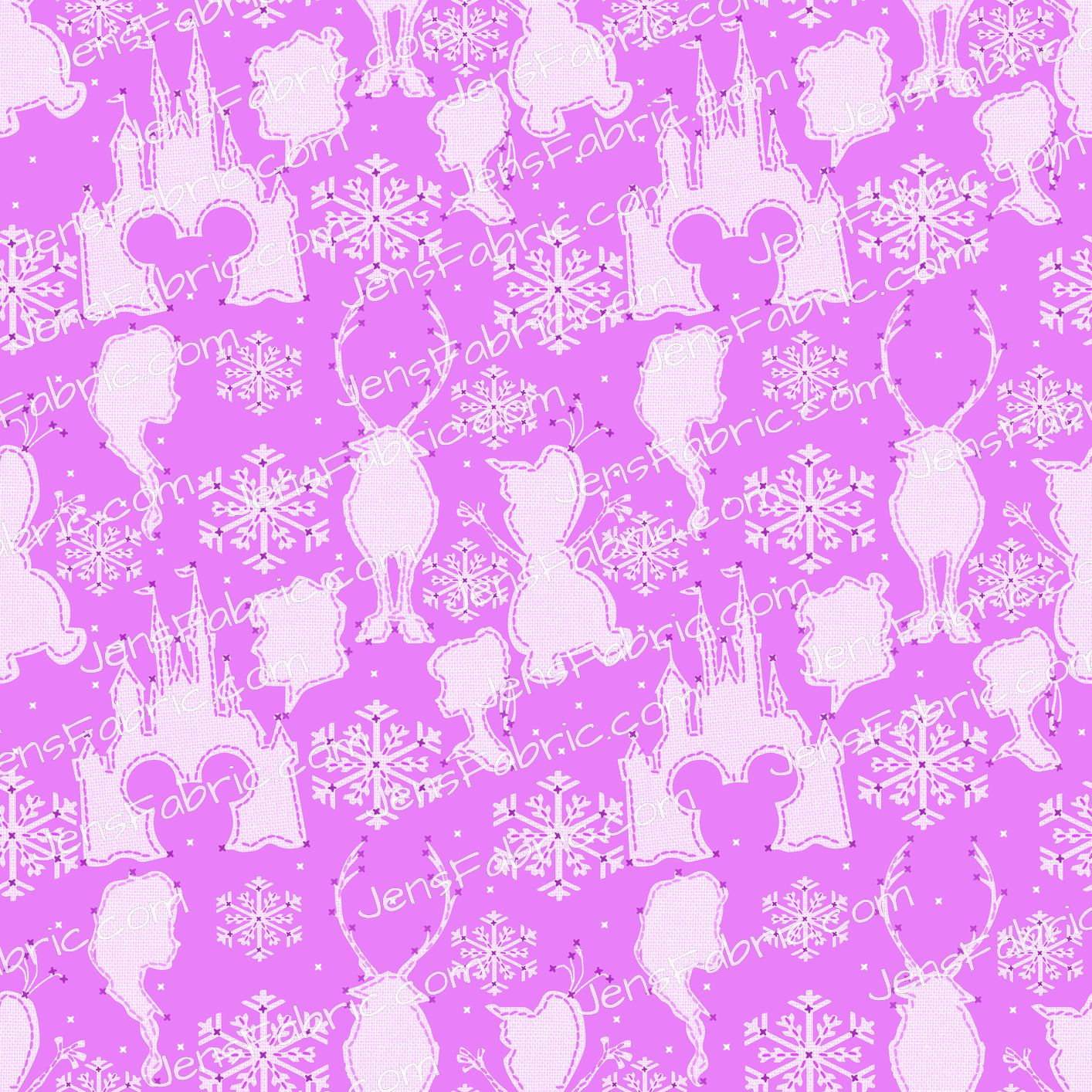 Space Waffle: xmas princess on pink