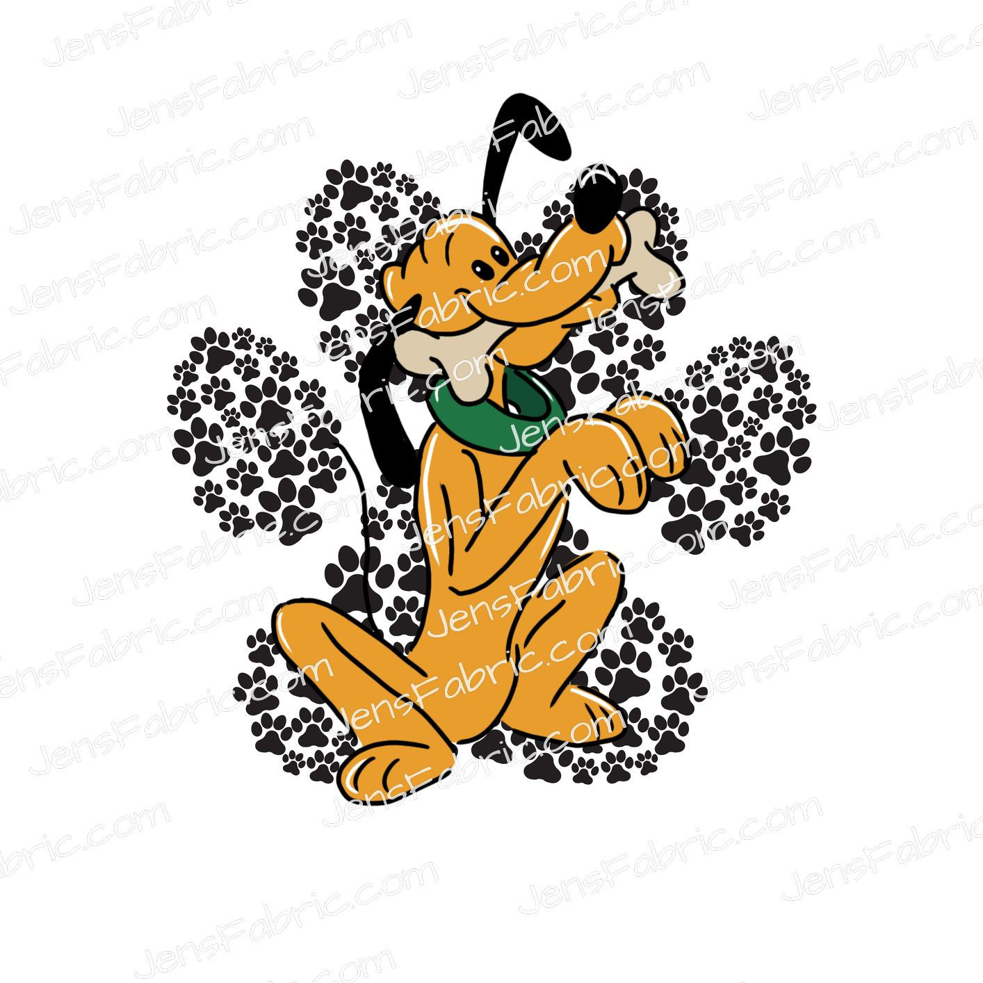 Disney Dogs: Pluto Dog Print Panel