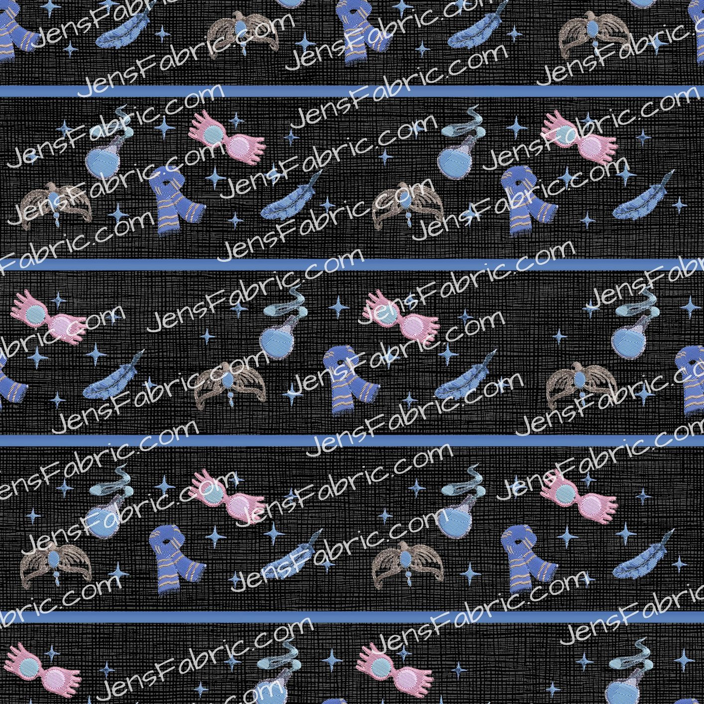 R49 Embroidered Harry Potter: ravenclaw fair isle