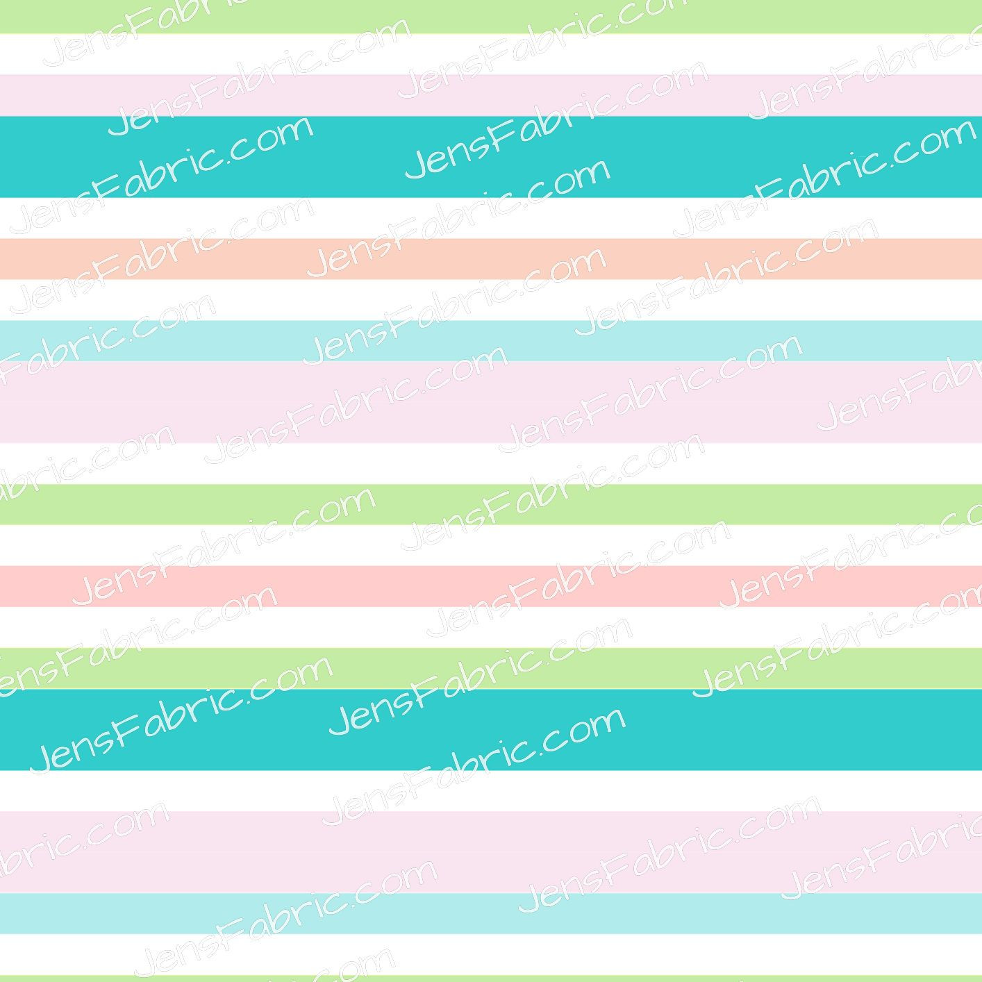 Pastel Peach Stripe Coord