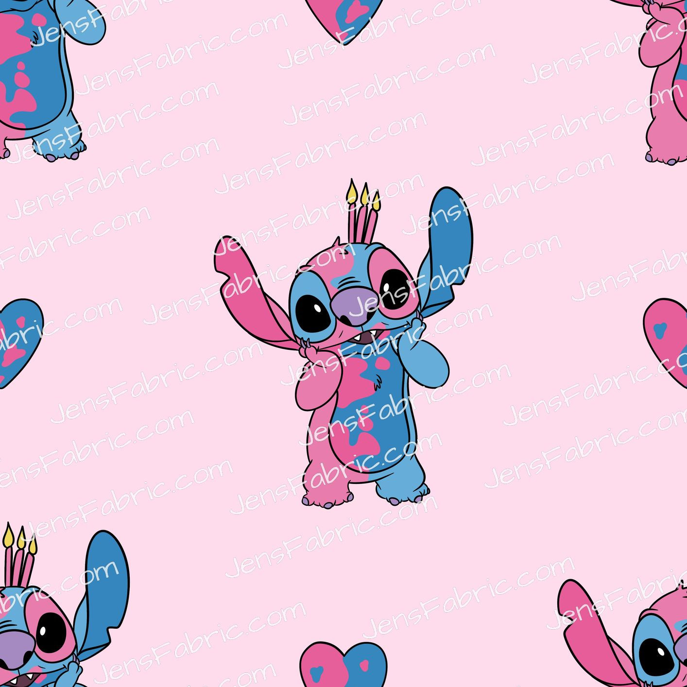 HHarlow Designs: Make it Pink, Make it Blue Stitch Cake on Pink
