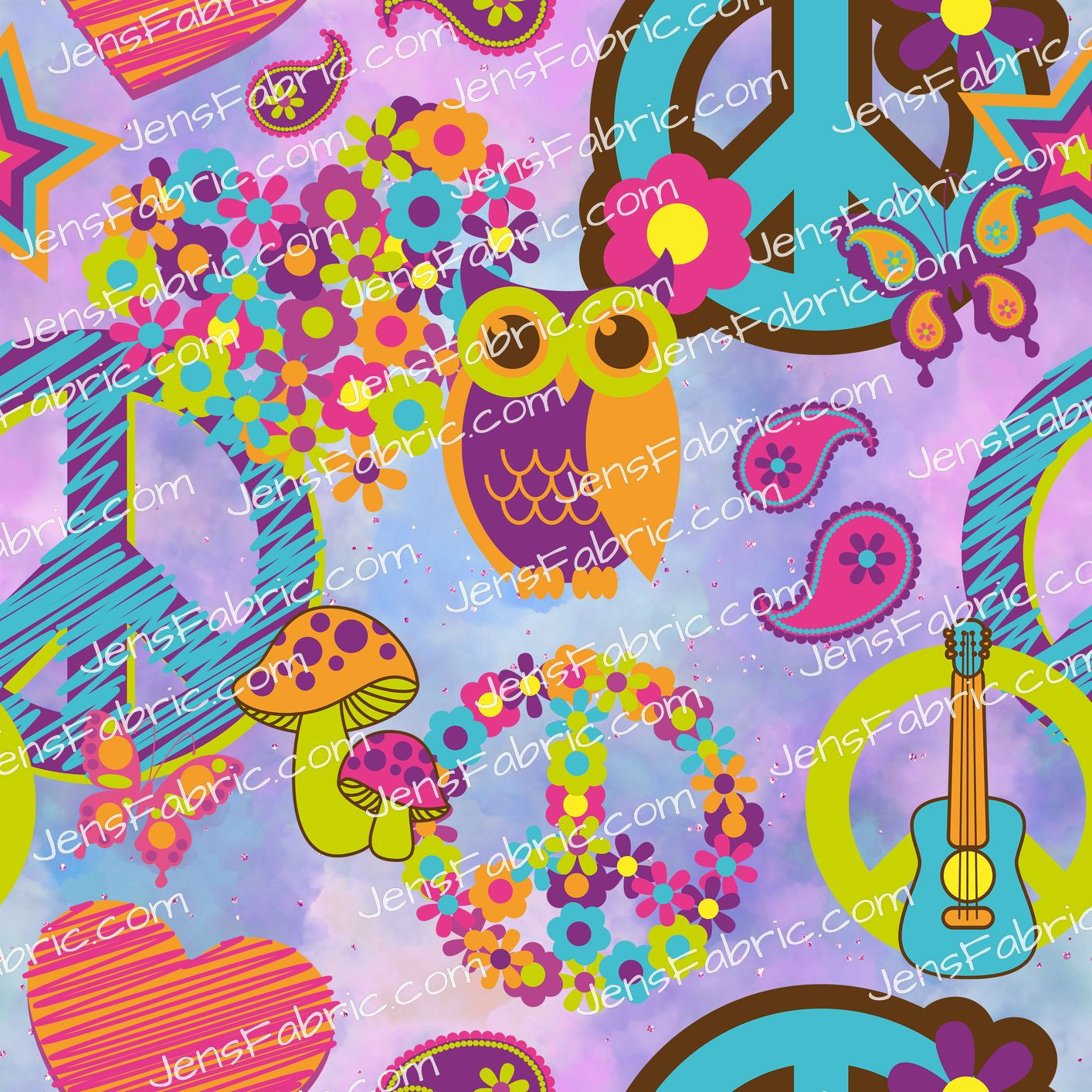 Peace and Love Groovy Owl Toss