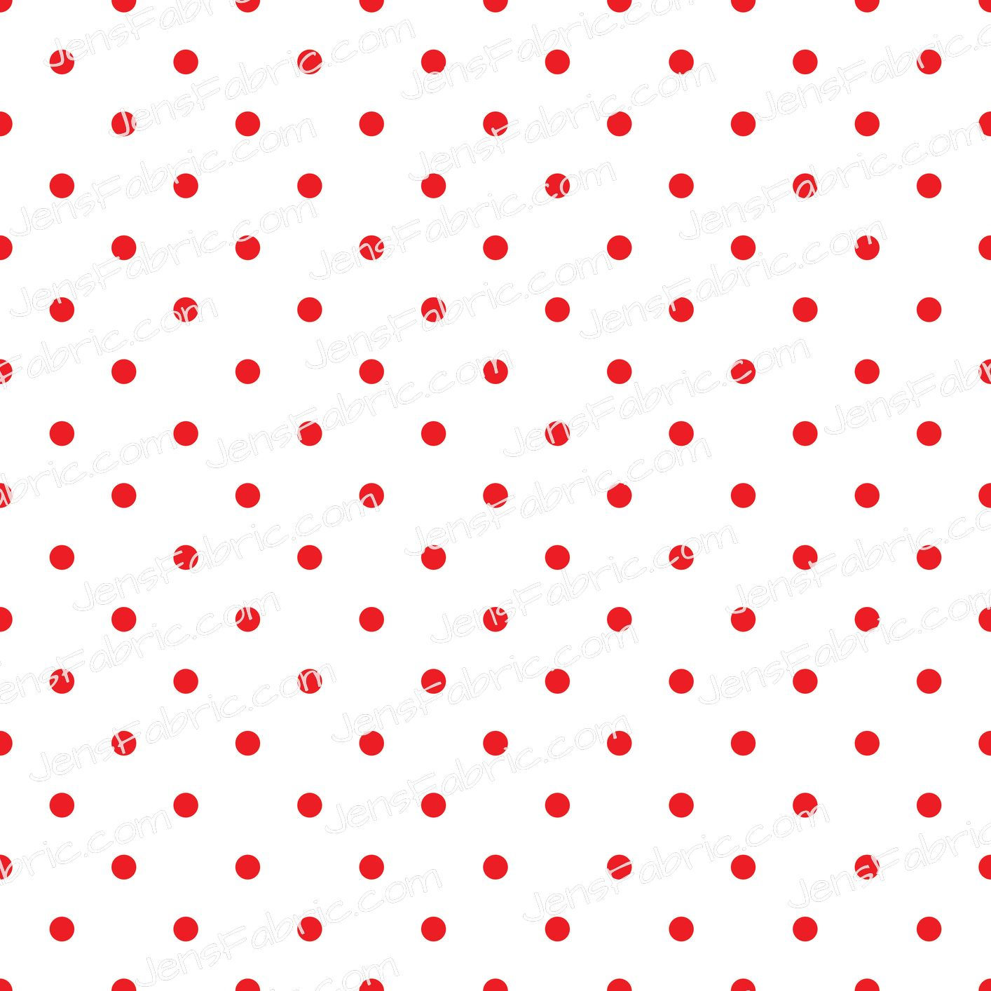 Minnie Red dots on white