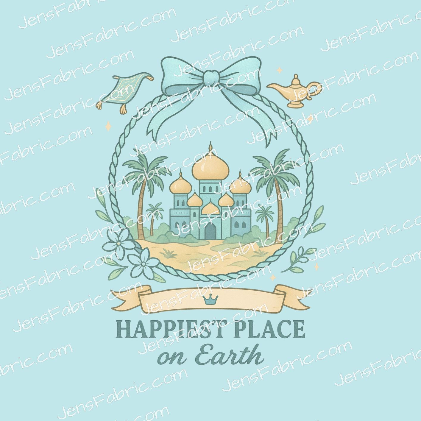 R44 Disney Coquette: jasmine castle panel