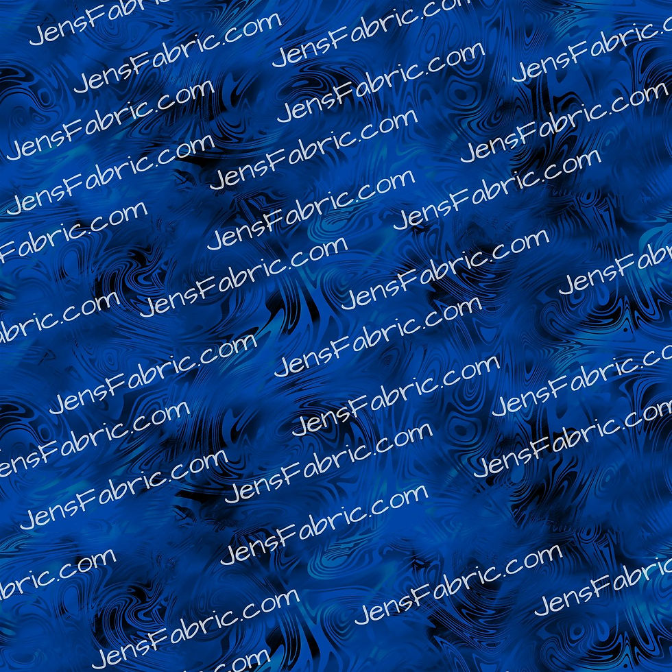 Magical Motif Beauty and the Beast: Blue swirls