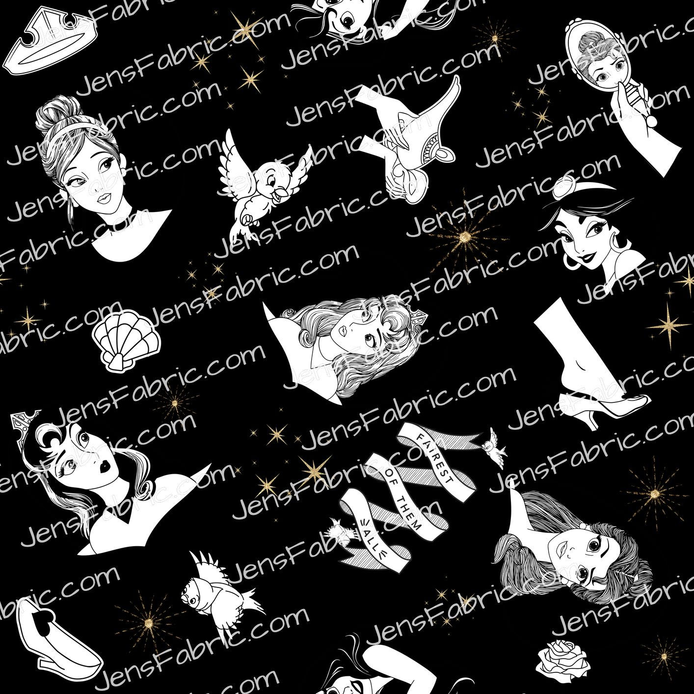 Color Me: Princess on black