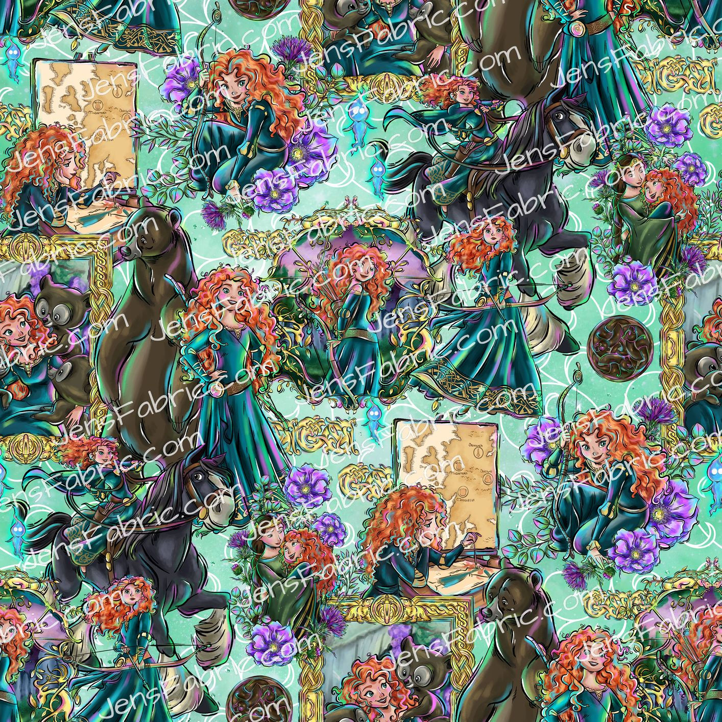 Once upon A sketch brave: main on green