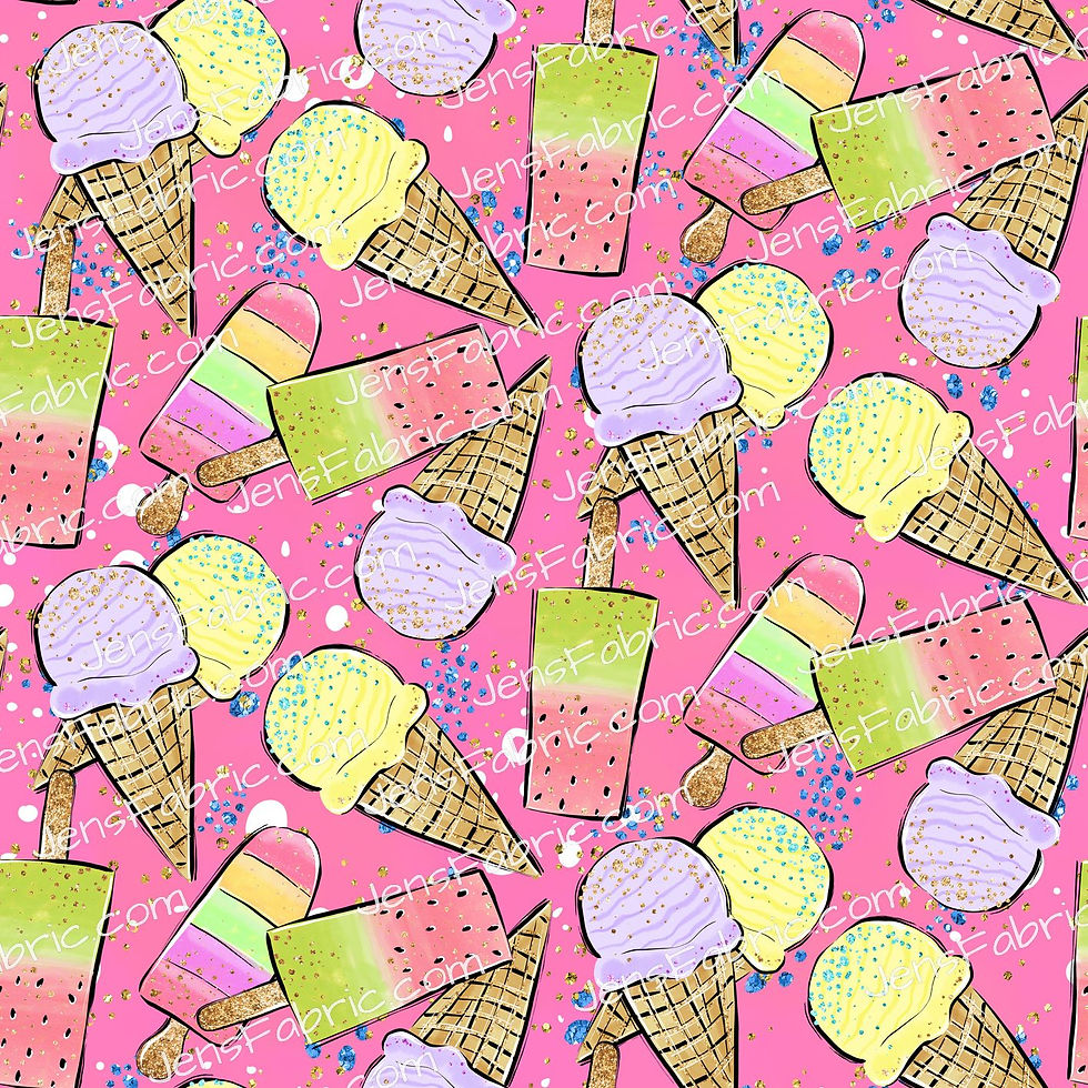 Summer Icecream toss on pink