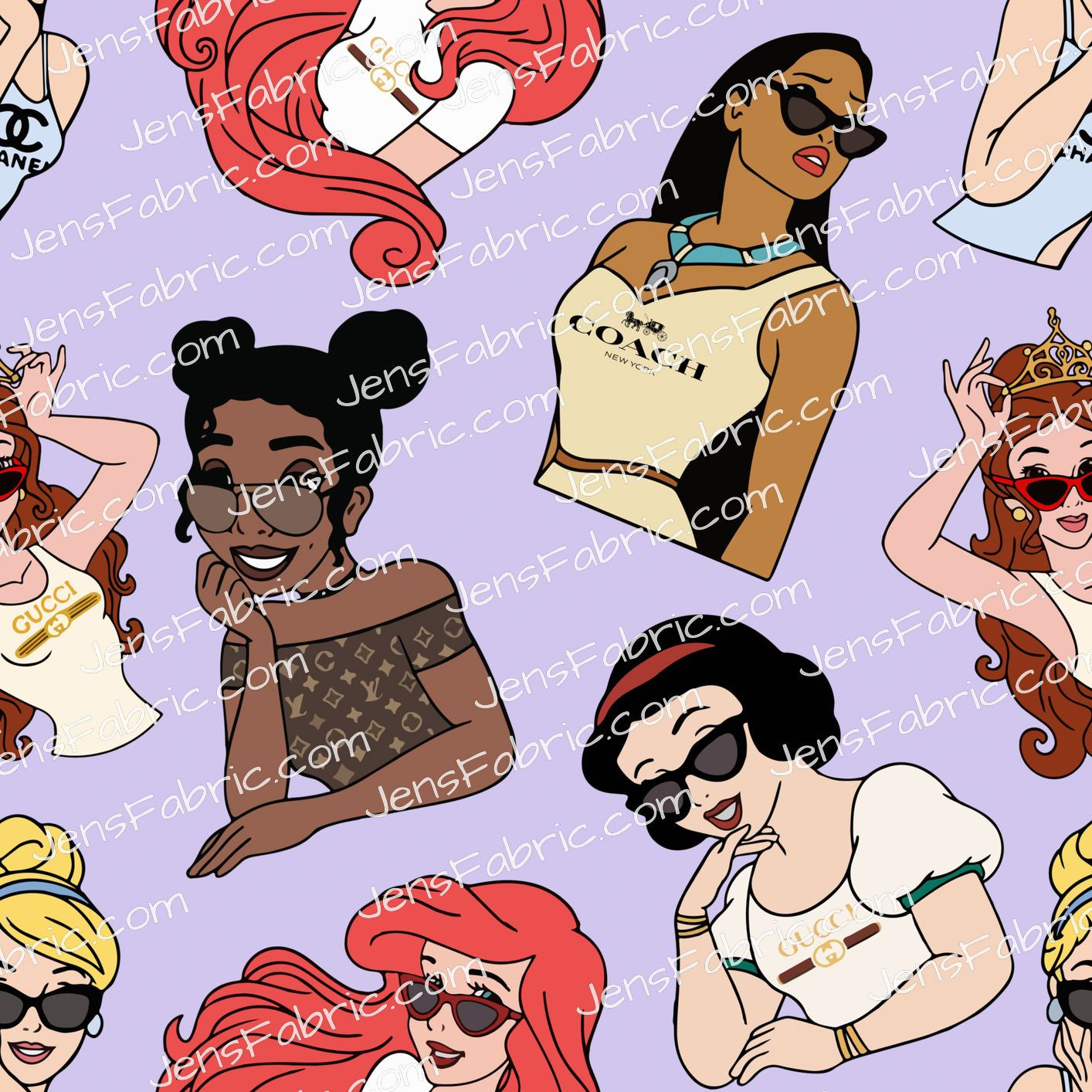 Cool Princess toss on purple