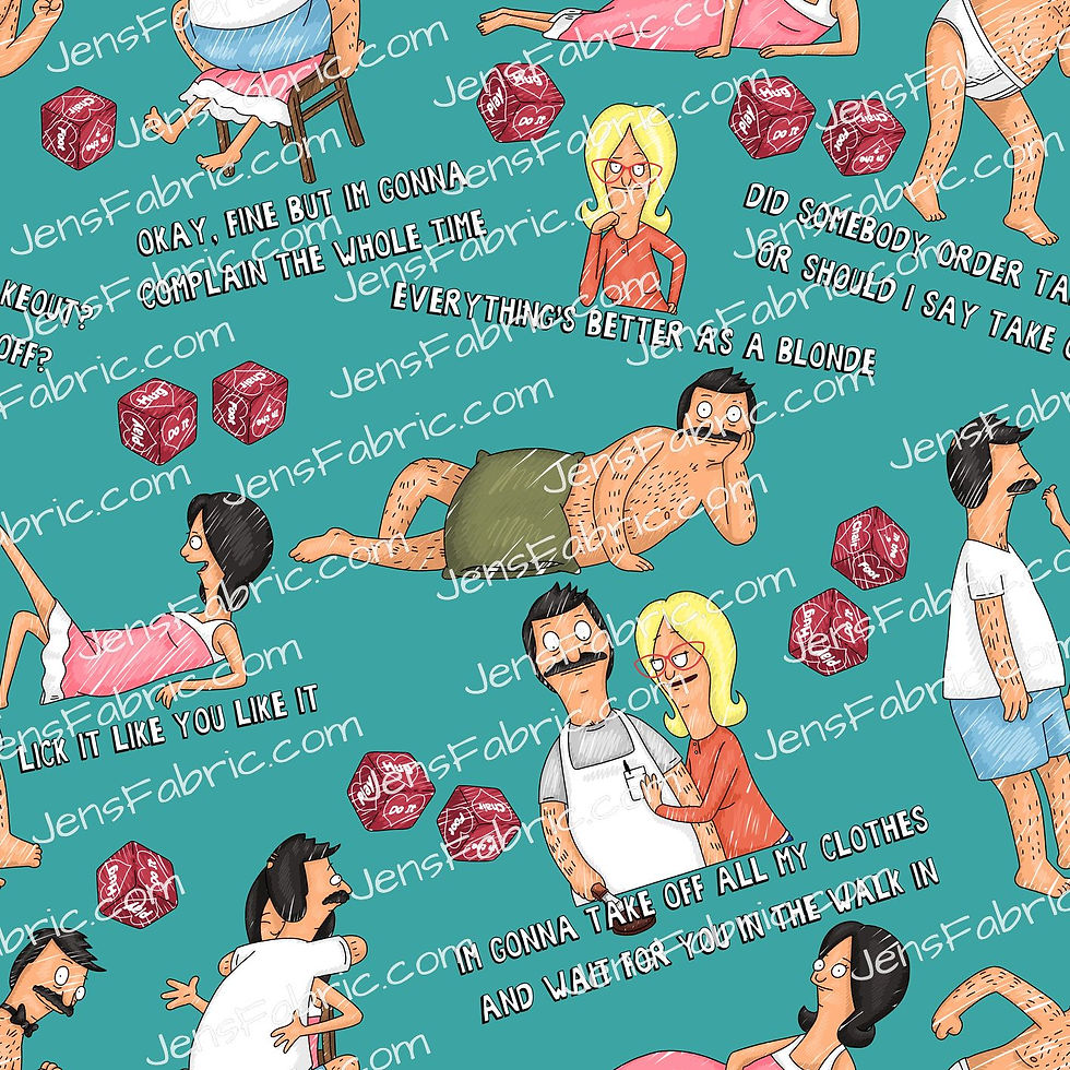 Space Waffle Bob's Burger: bob and linda toss