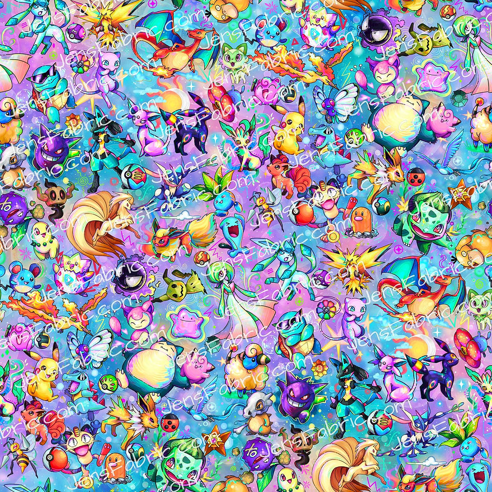 Magical Motif Pokemon: all character toss on rainbow