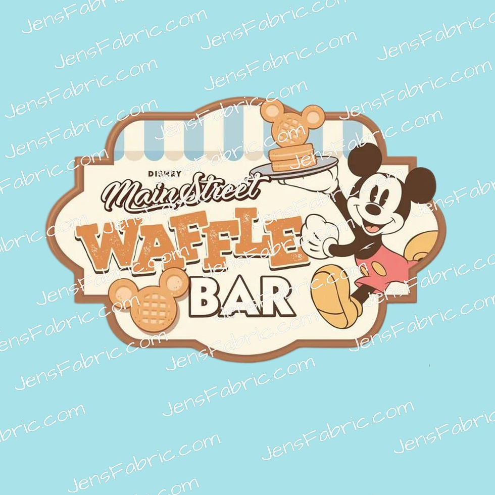 R16 Main Street Sweets: mickey's waffle bar panel