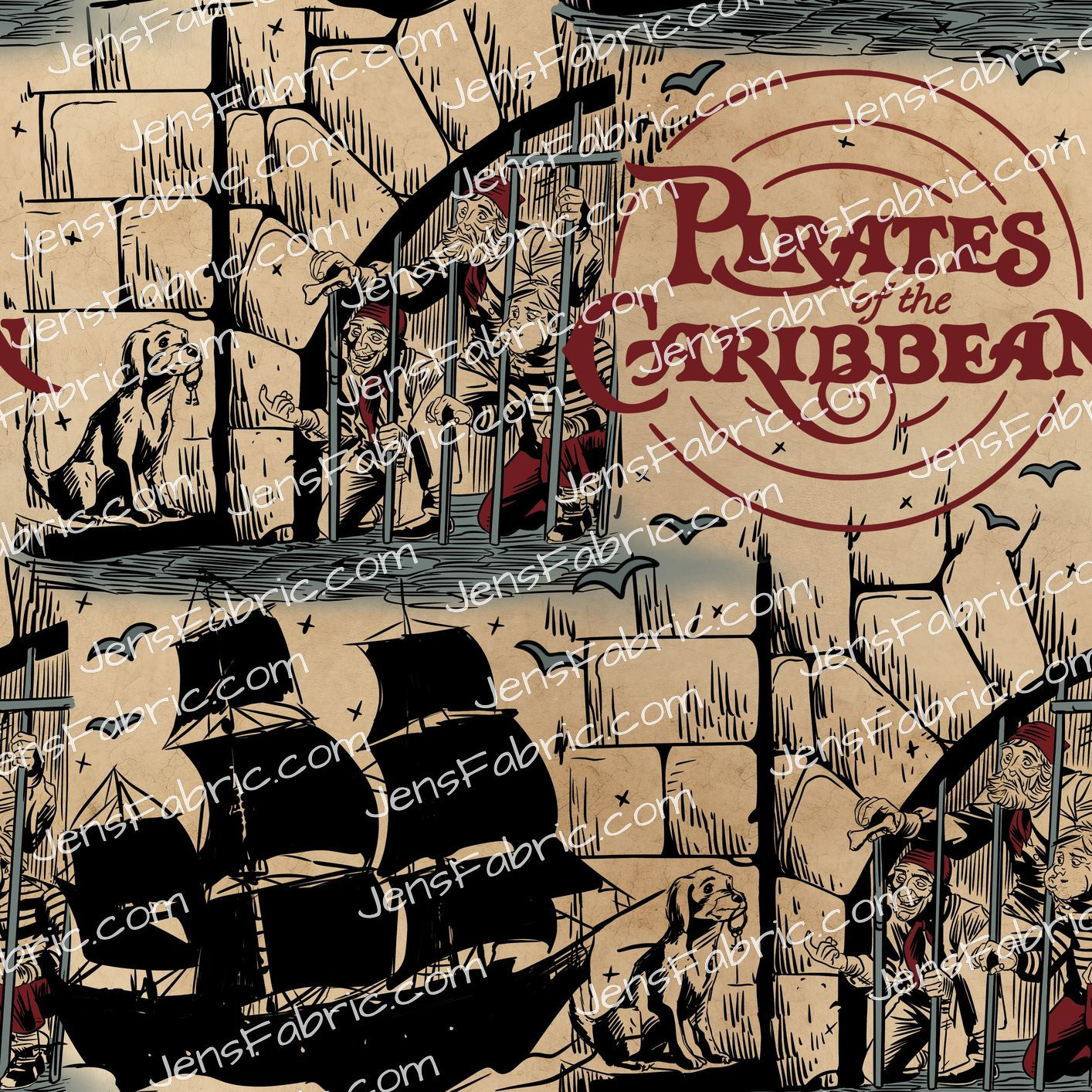 HHarlow Designs: Pirates of the Caribbean Dungeon Toss