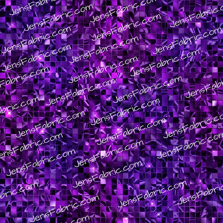 Purple glitzy glitter cubes