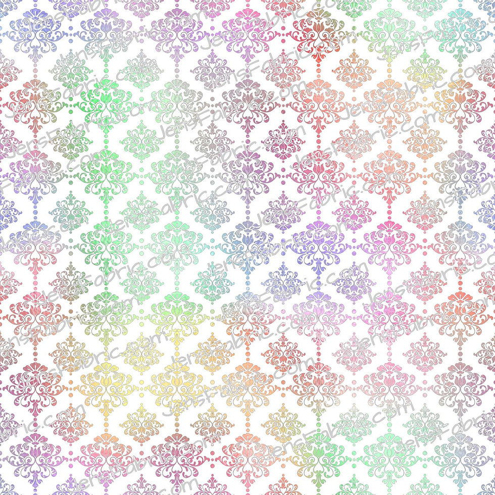 Iridescent: Rainbow Shimmer Scroll Design