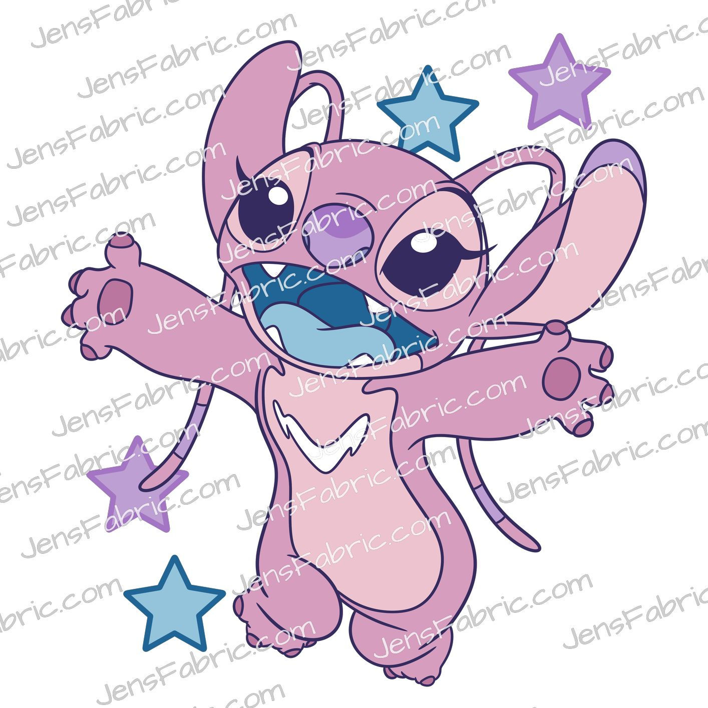 HHarlow Designs: Angel with Stars panel