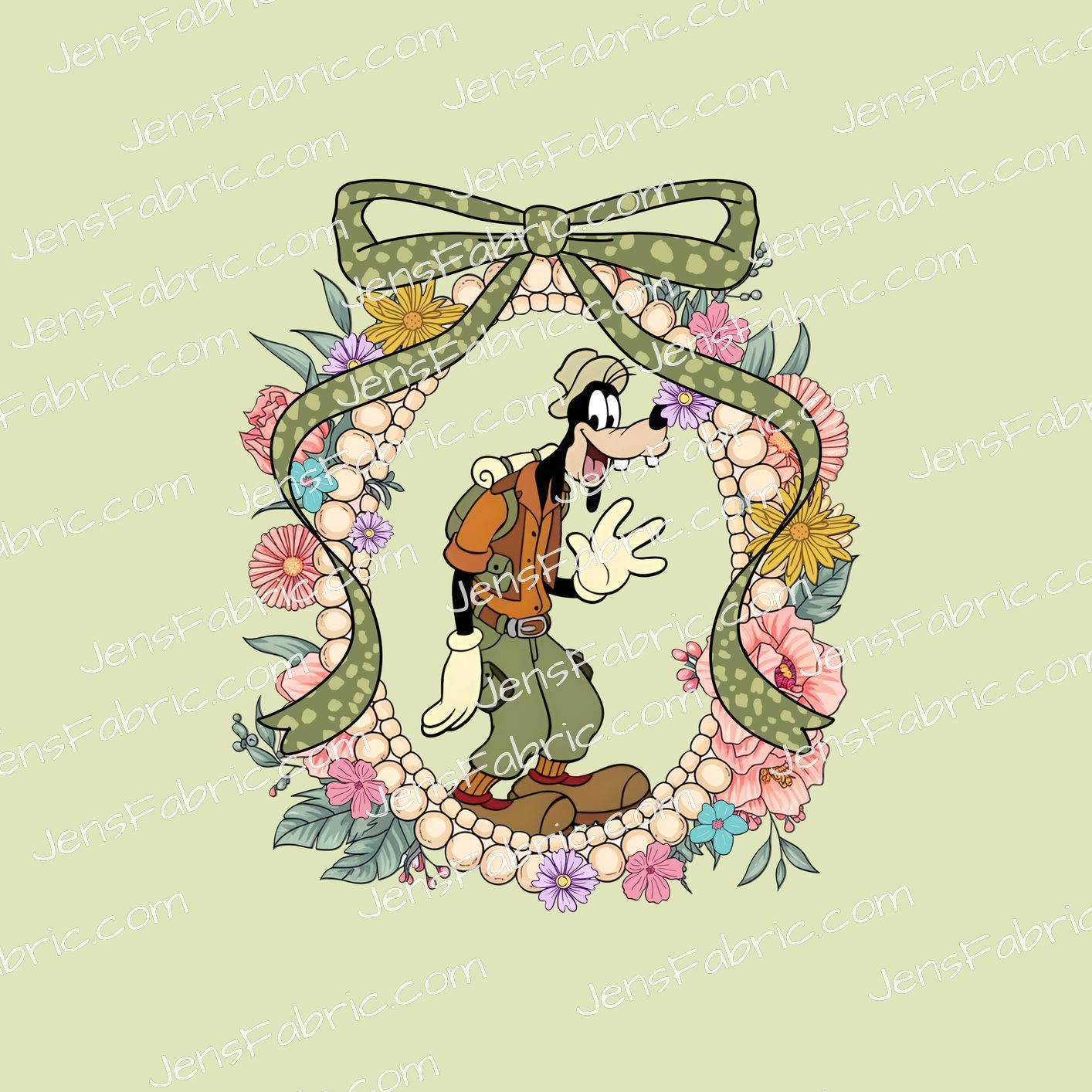 R44 Disney Coquette: safari goofy panel