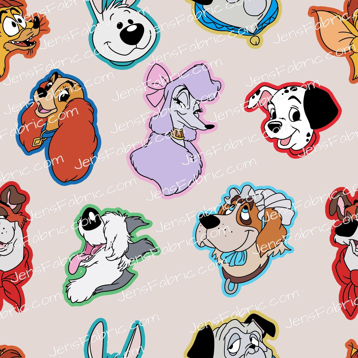 HHarlow Designs: Disney Dogs Toss on Oatmeal
