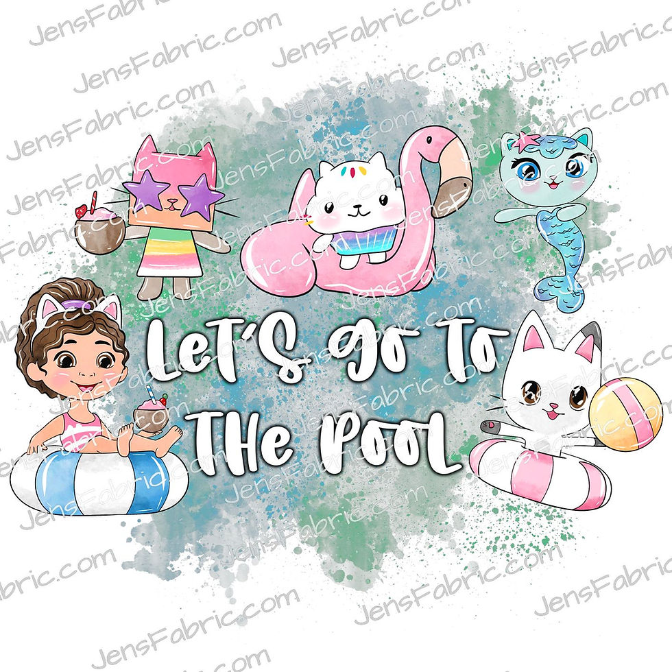 Gabby Let's Go to the Pool Panel