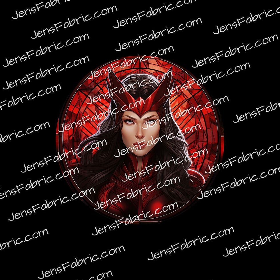 R29 Stained Glass Marvel: scarlet witch panel