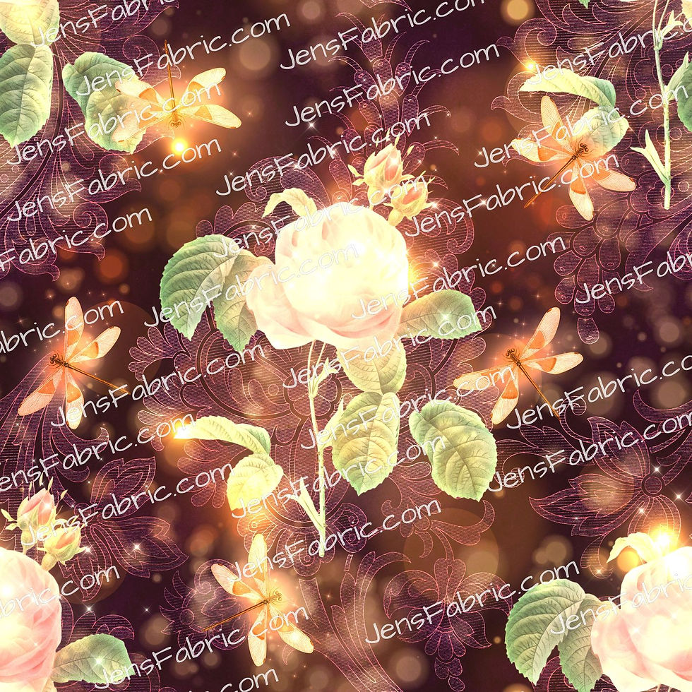 Magical Creatures: Orange Floral Faries