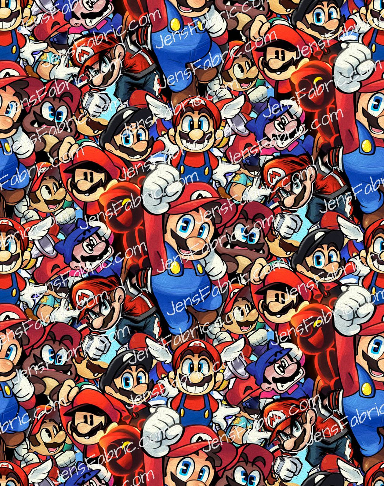 Mario Cart Star Collage