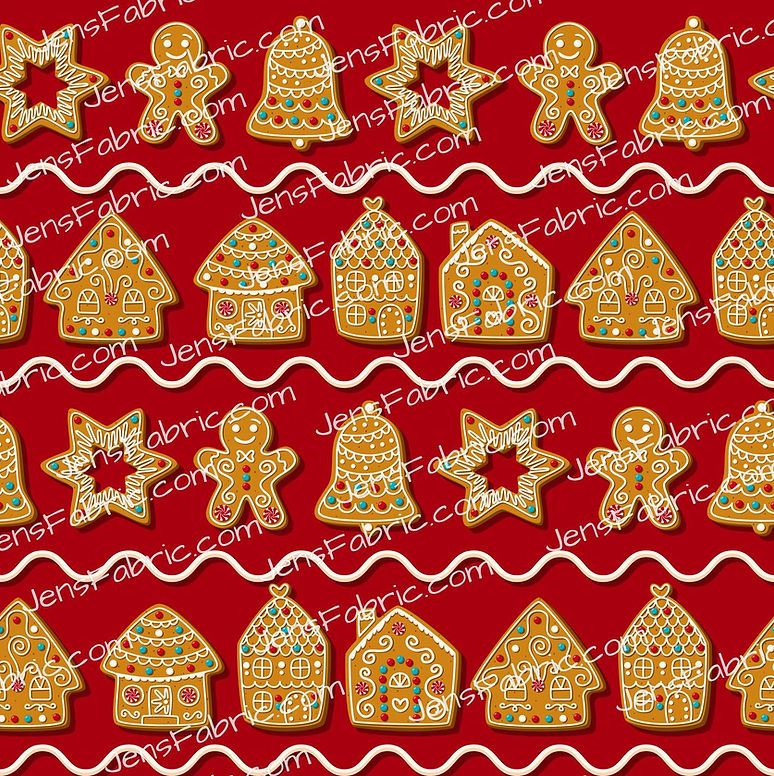 Gingerbread Heros: Cookie stripe coordinate