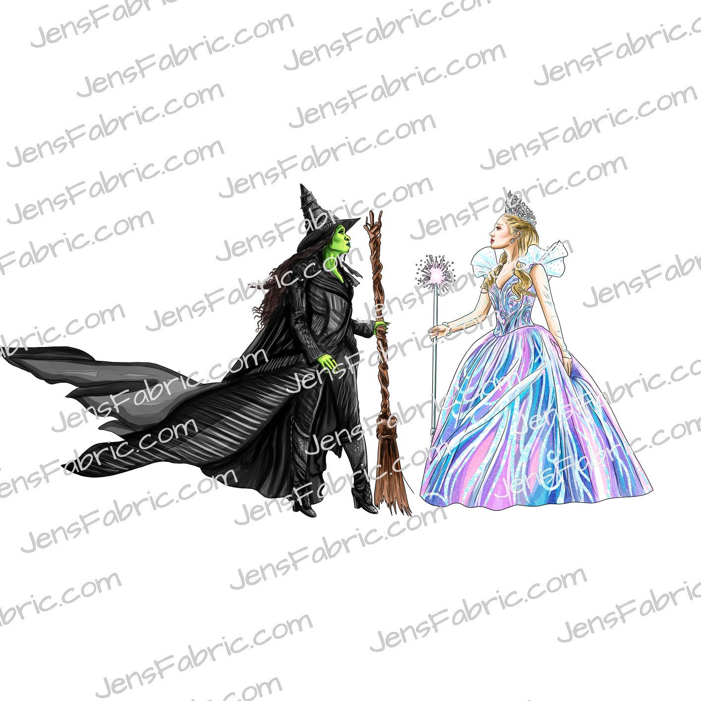 Space Waffle Wicked For Good: Elphaba and Glinda