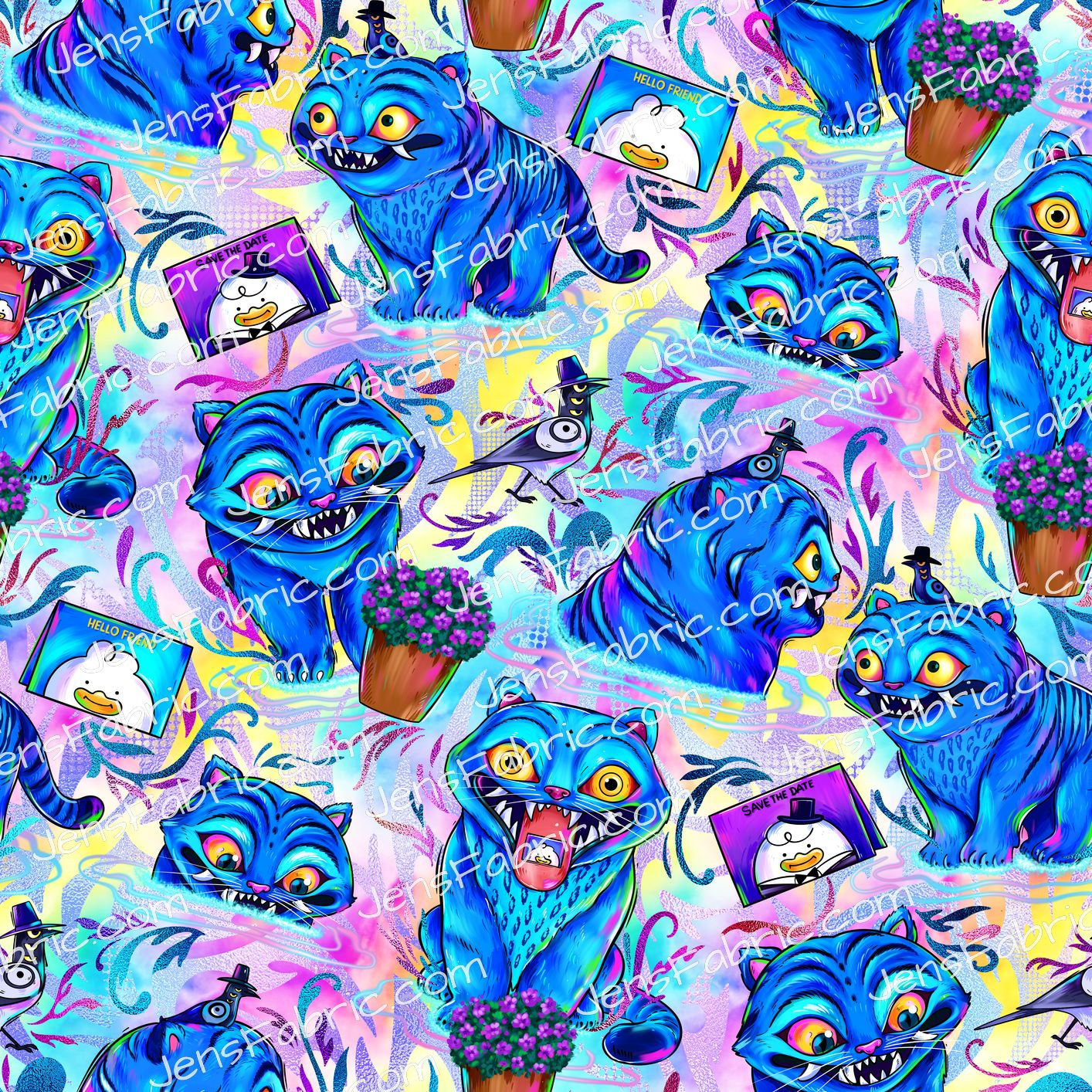 Magical Motif KPop: cat toss on rainbow