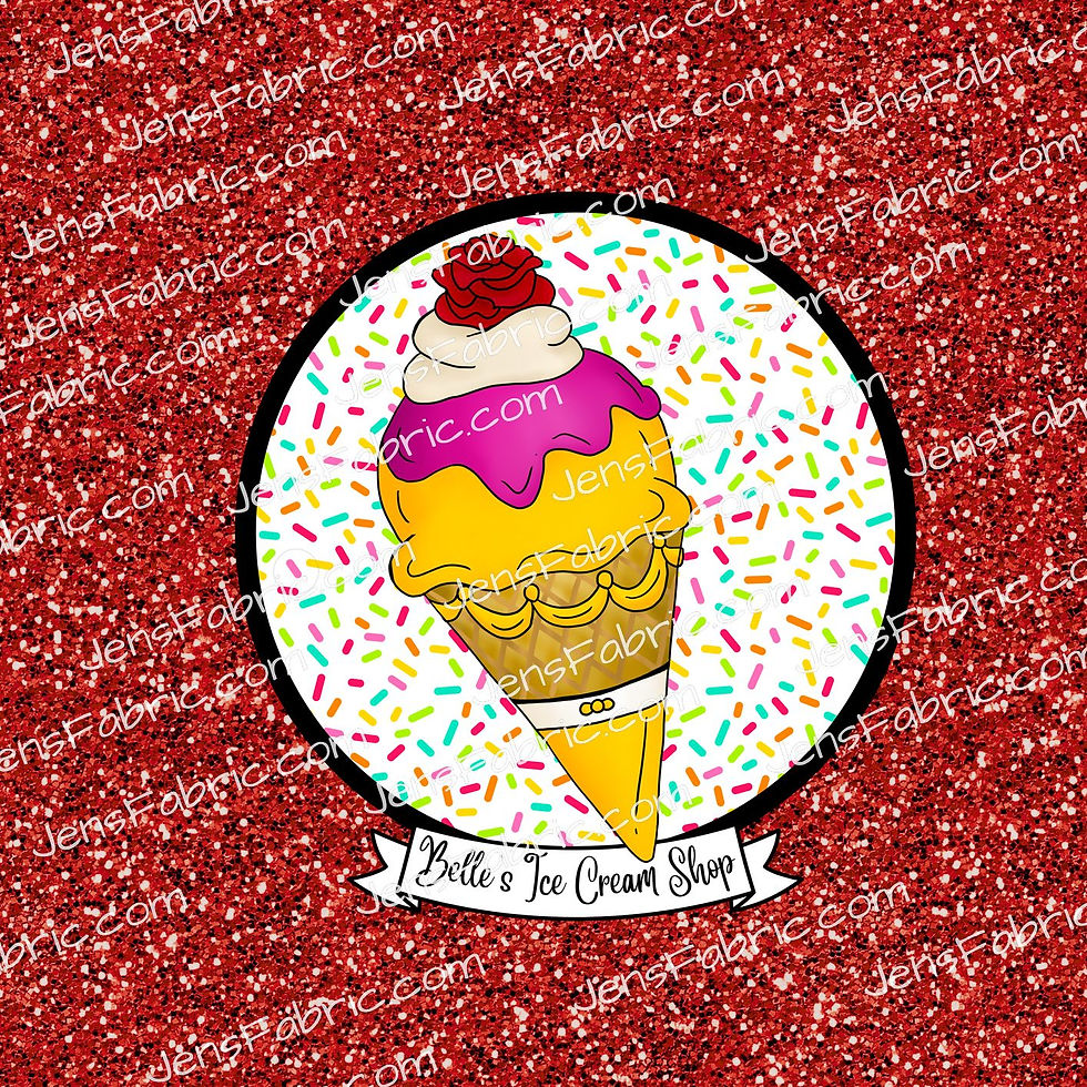 R11 Princess Ice Cream: belle panel