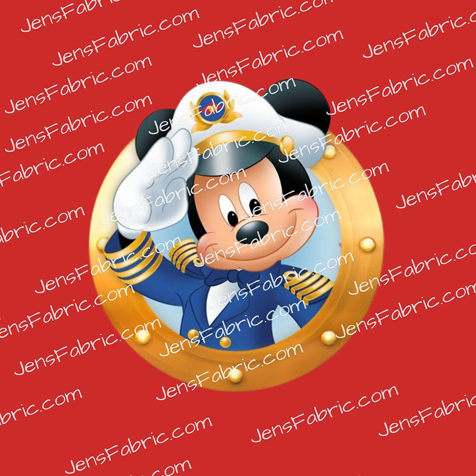 Disney Cruise Captain Mickey on Red