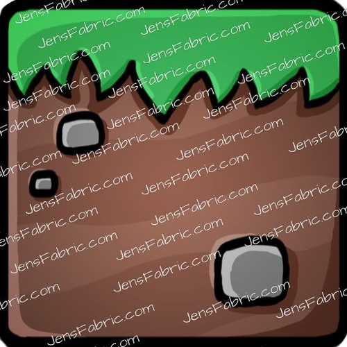 Minecraft Panel Block Texture Minecraft Block Panel | Jen's Fabric