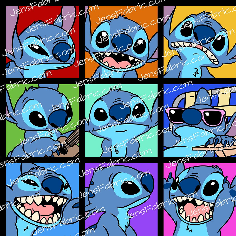 HHarlow Designs: Stitch Patchwork on Rainbow