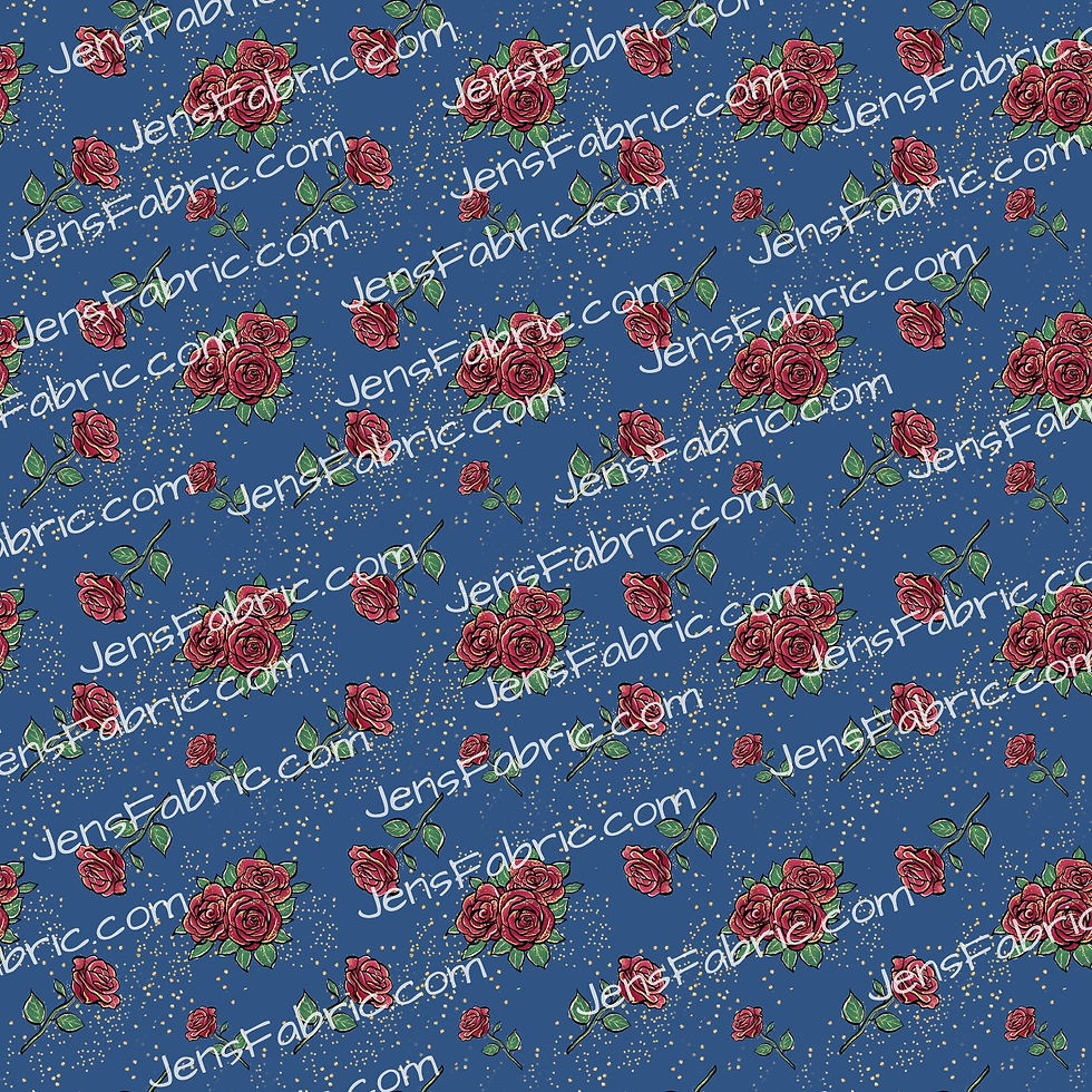 BATB roses on navy