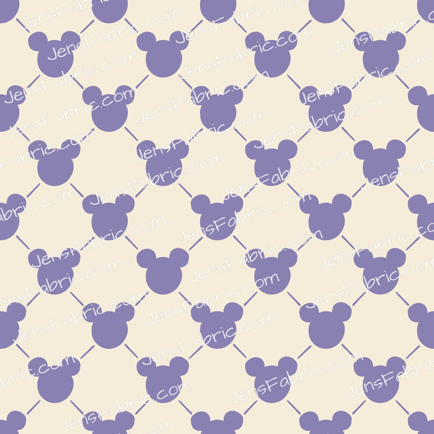 Simply Favi: lavender mickey heads on cream
