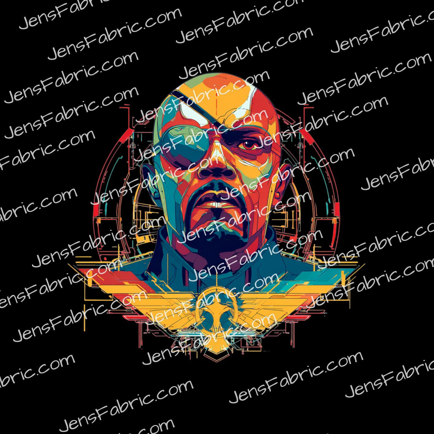 R47 Marvel Hero Schematics: Nick Fury panel