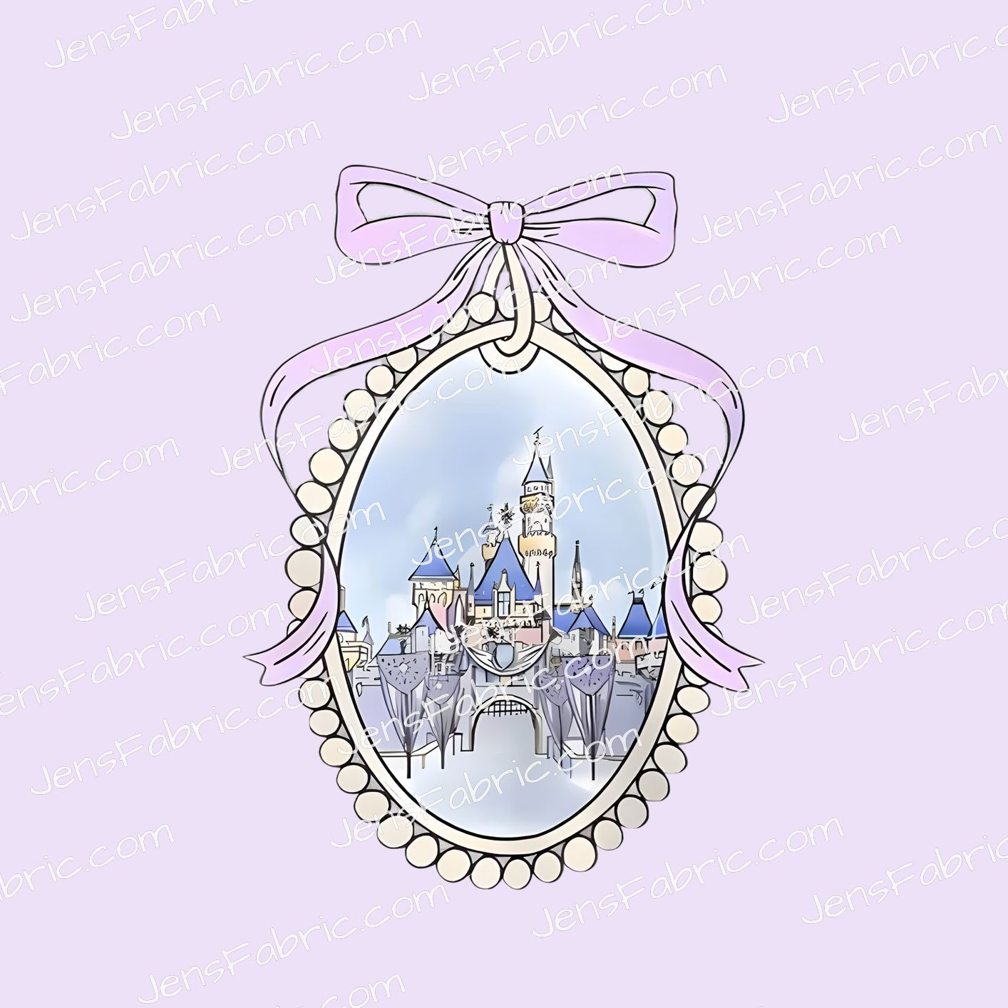 R44 Disney Coquette: disneyland castle panel