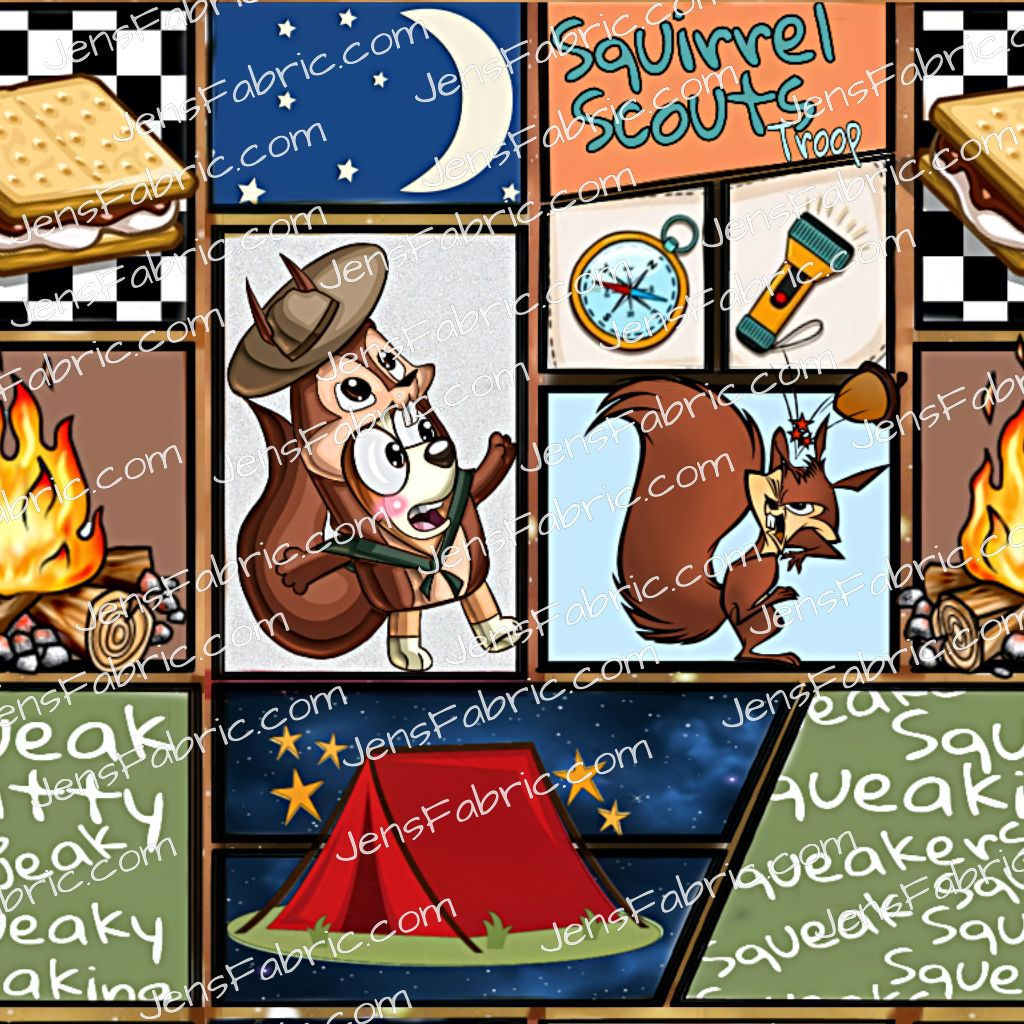 Bluey Sqirrel Scouts